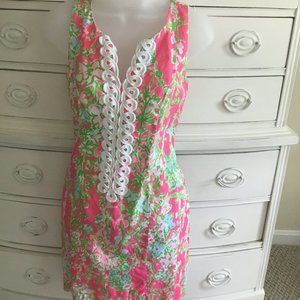 Lilly Pulitzer Pink Southern Charm shift EUC size 0
